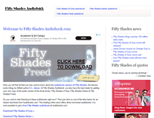 Tablet Screenshot of fiftyshadesaudiobook.com